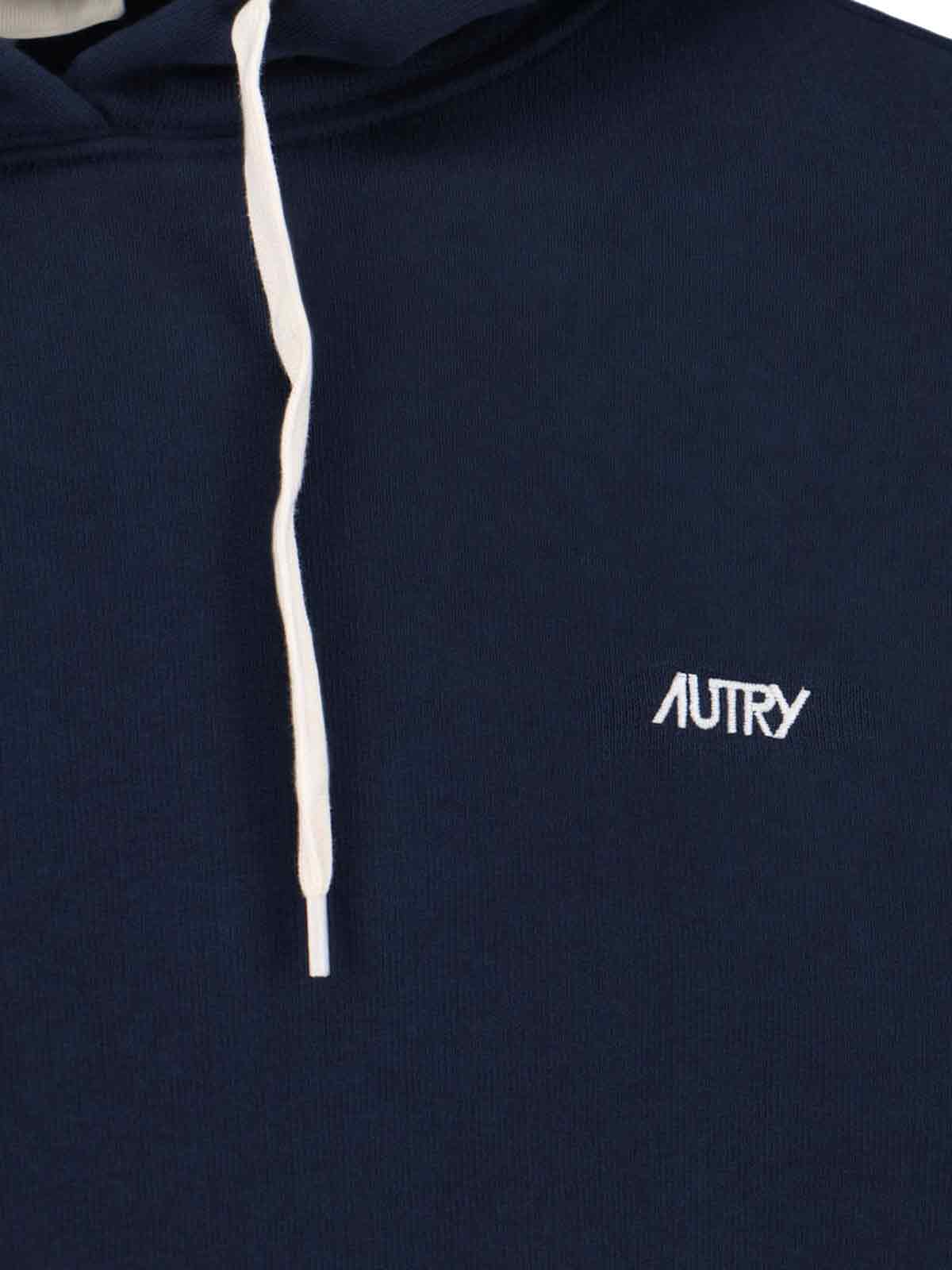 AUTRY Sweaters Blue Cotton