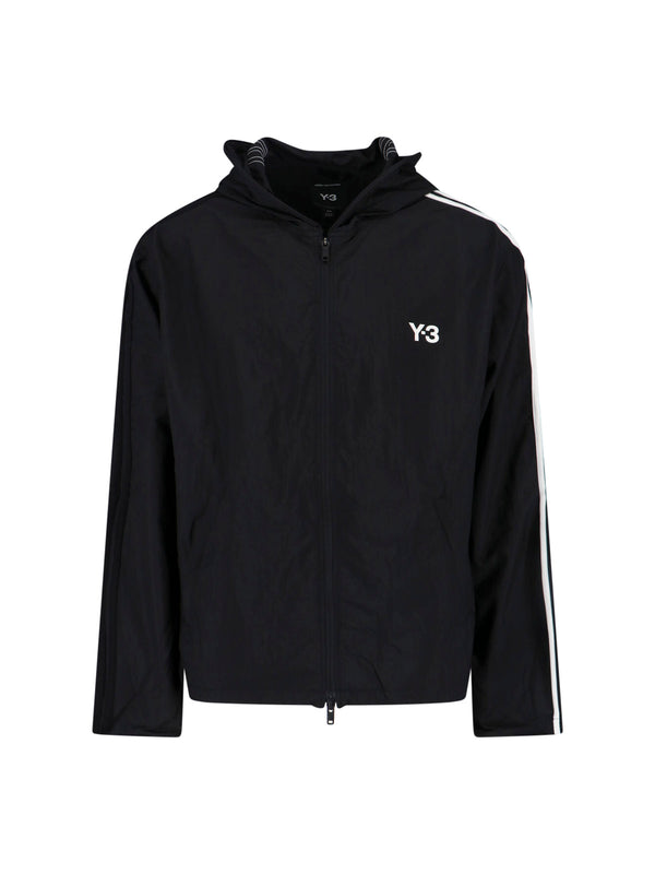 Y-3 100% polyamide jacket in black