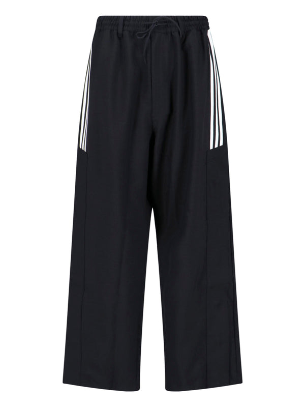 Y-3 100% Recycled Polyester trousers in black