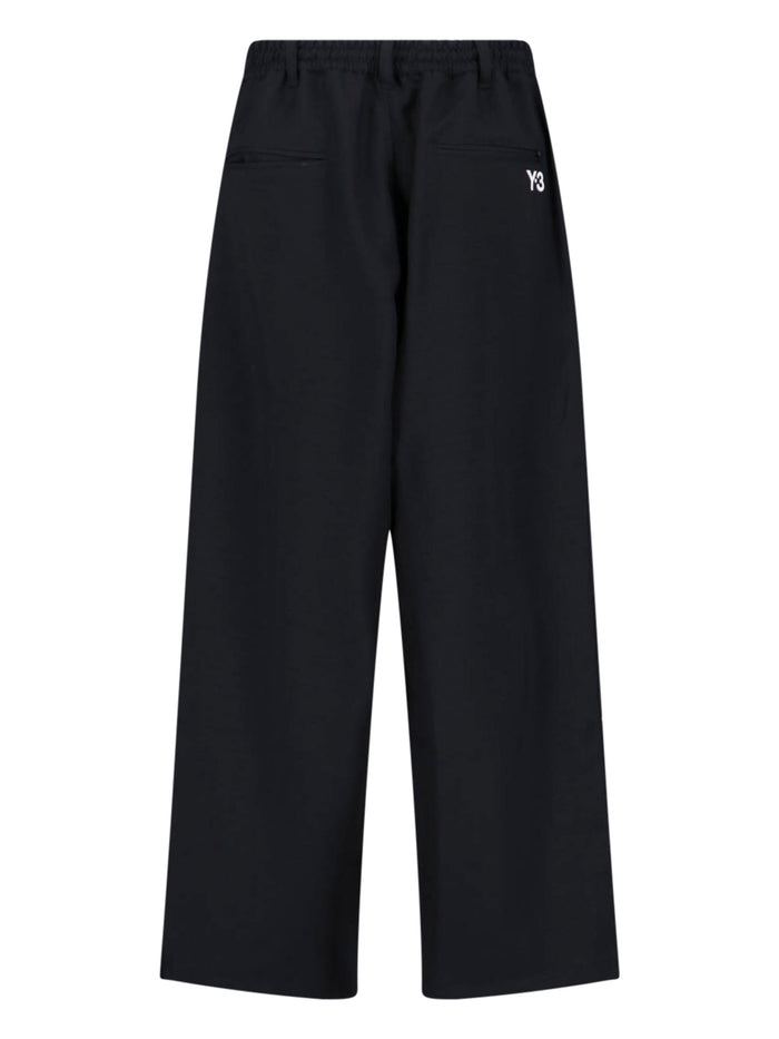 Y-3 Trousers Black Recycled Polyester