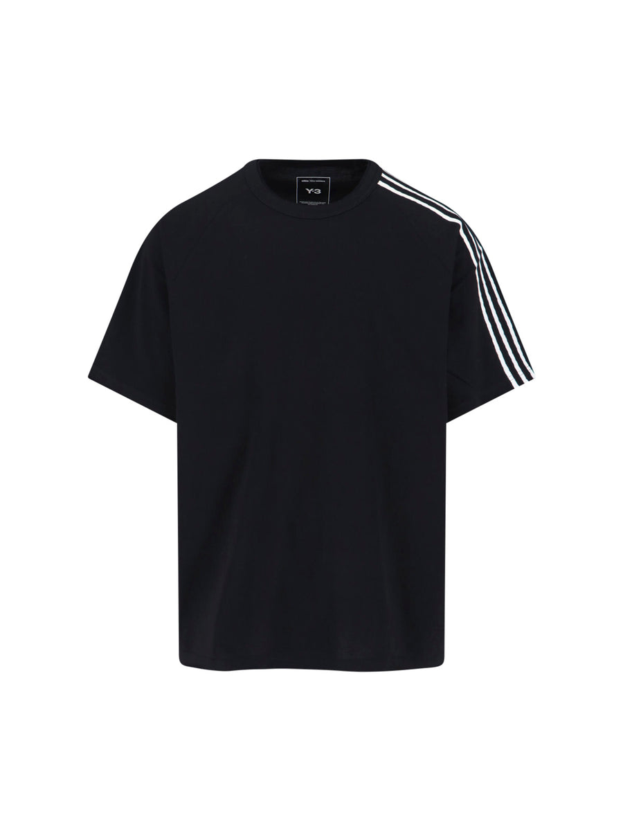 Y-3 100% Cotton t-shirt in black