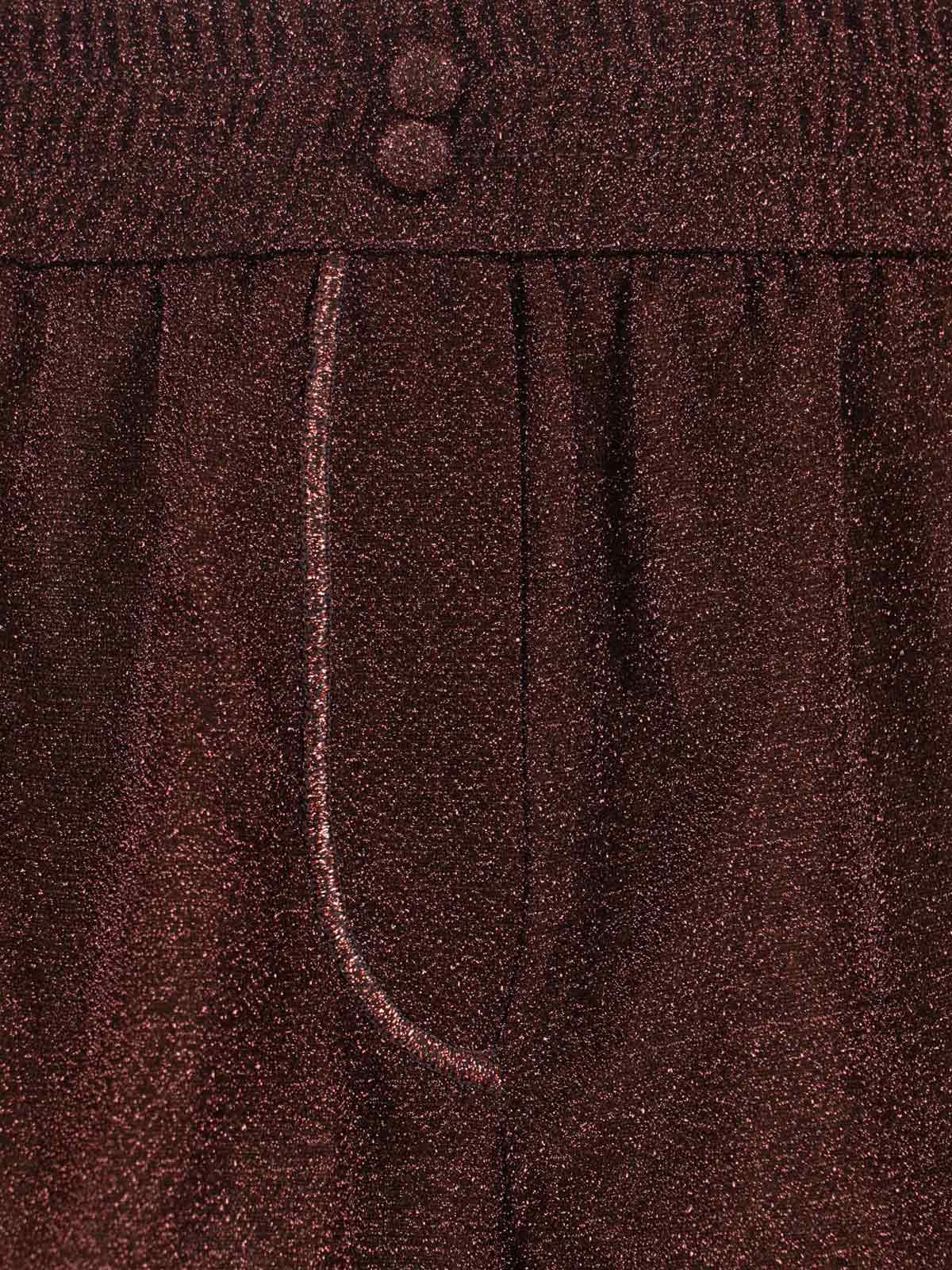 OSEREE Trousers Brown Polyamide