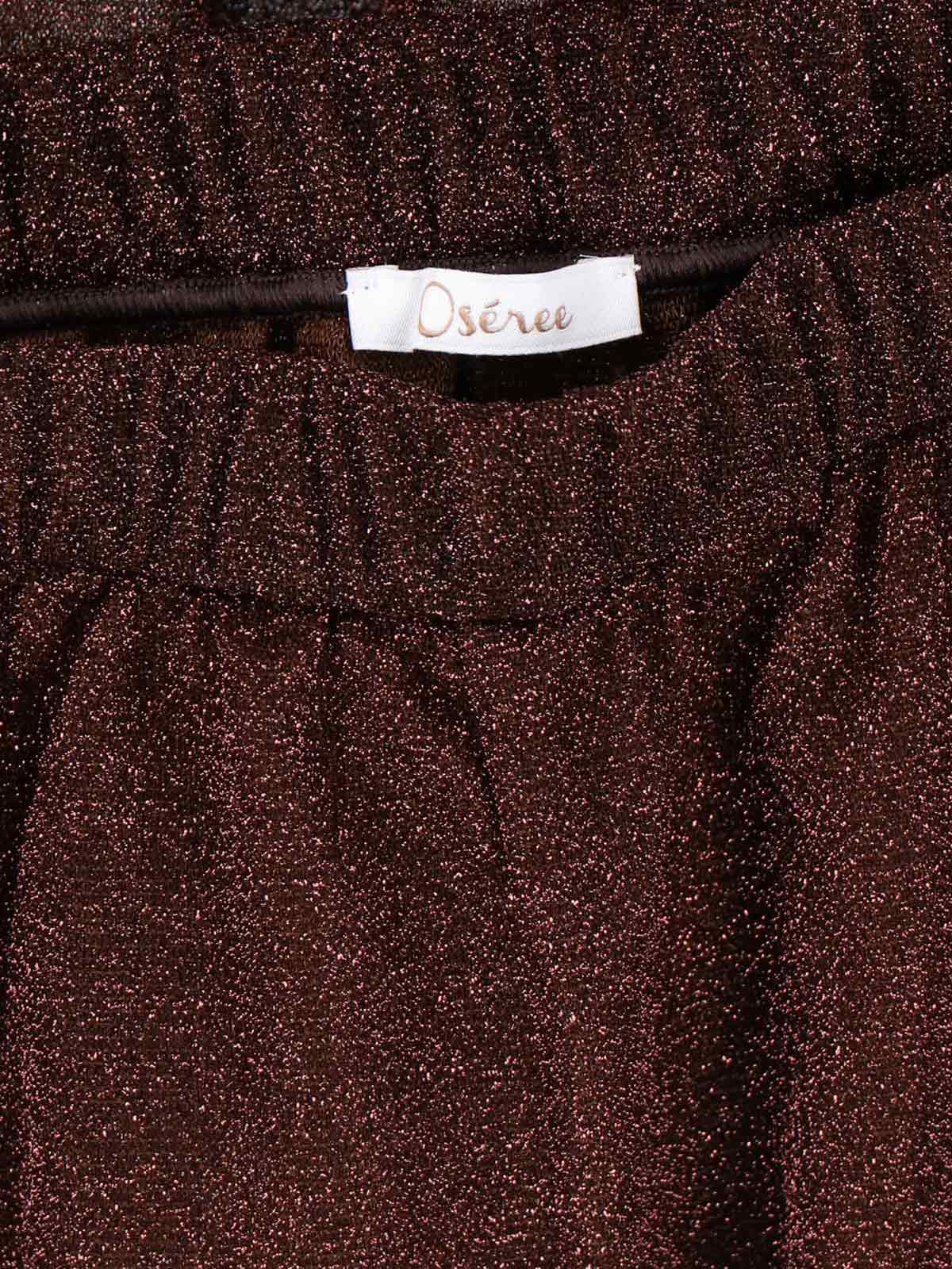 OSEREE Trousers Brown Polyamide