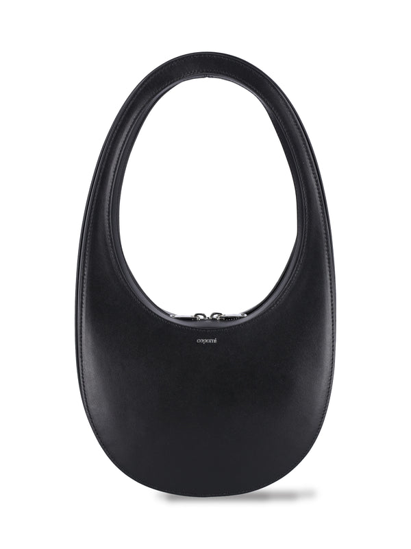 Coperni 100% calf leather shoulder bag in black