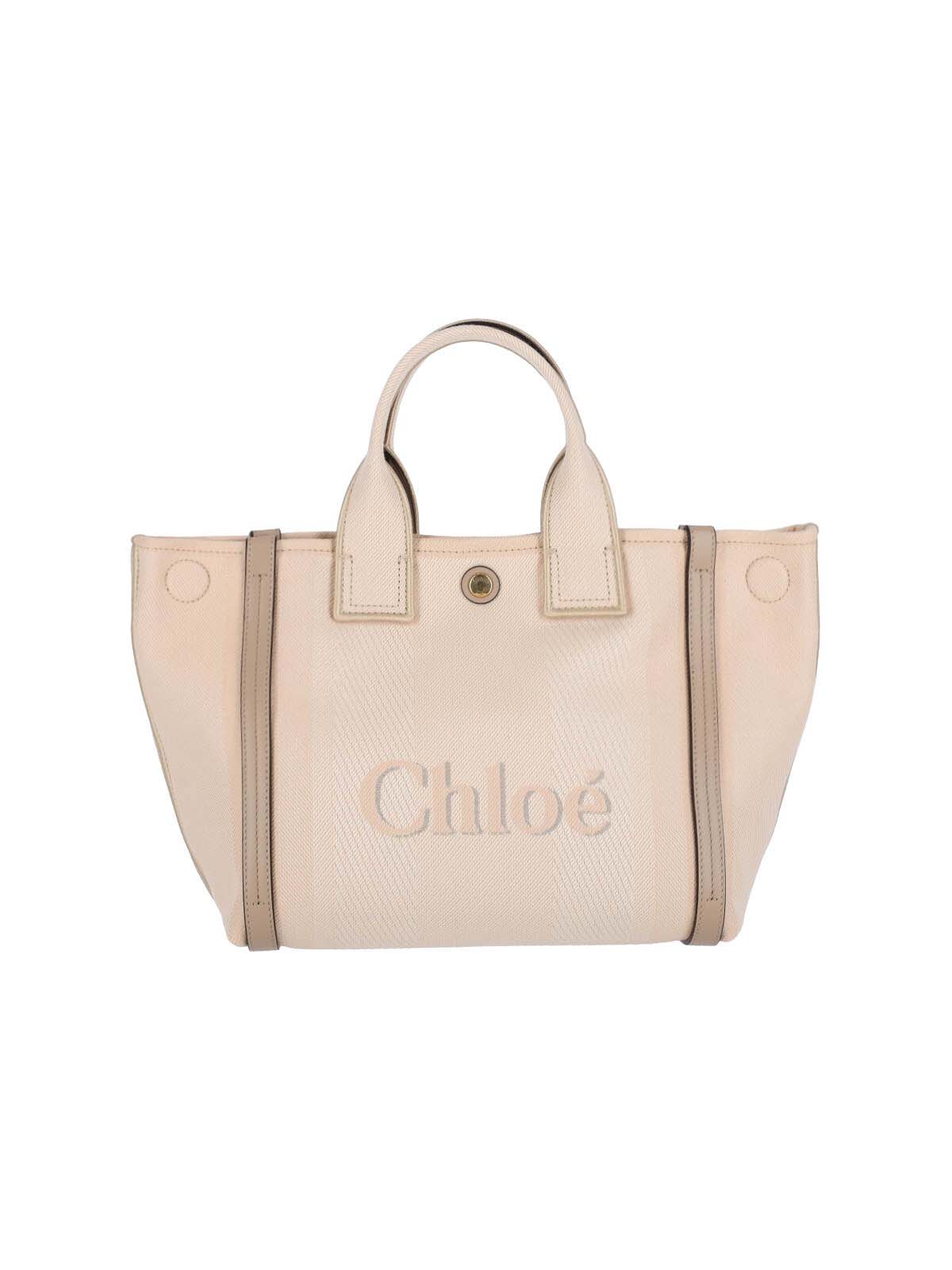 Chloè Bags White Cotton