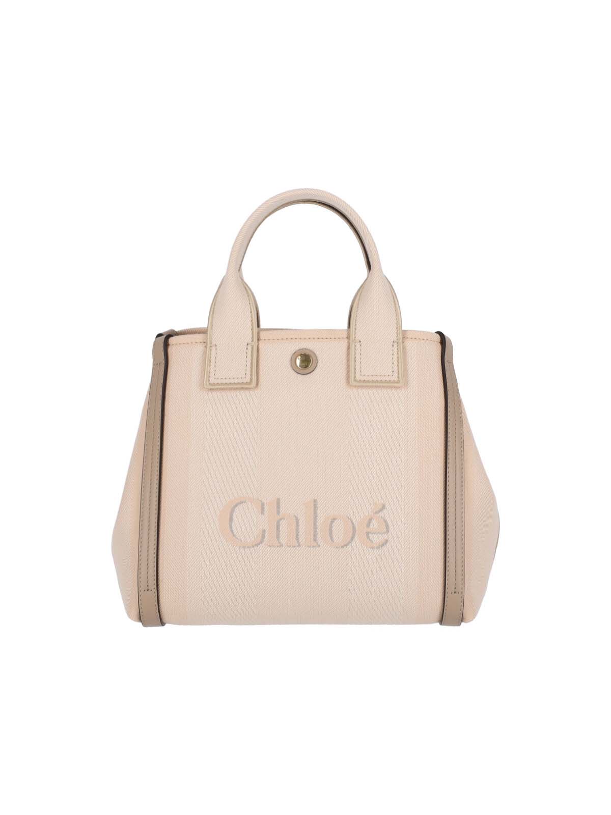 Chloè Bags White Cotton