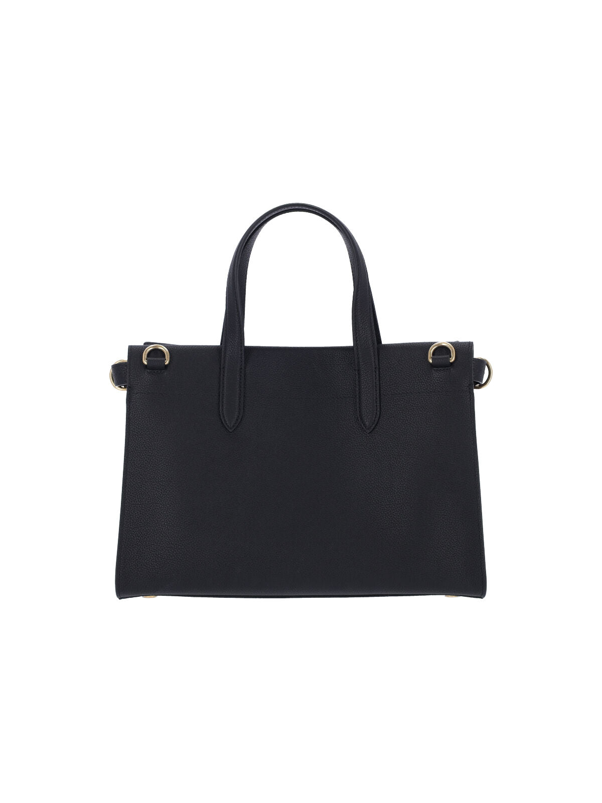 Burberry Bags Black Calf Grain Leather