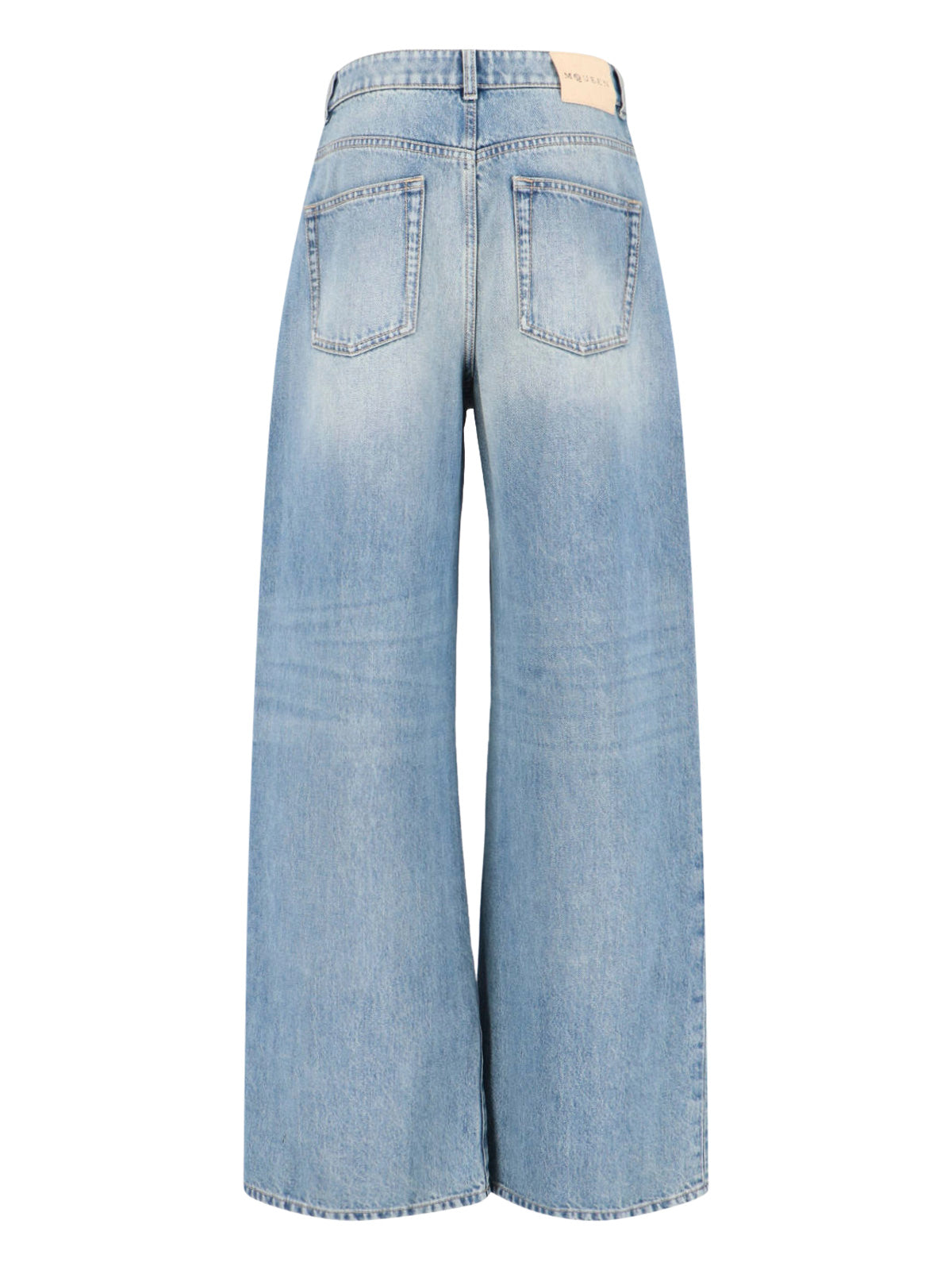 Alexander Mcqueen Jeans Blue Cotton
