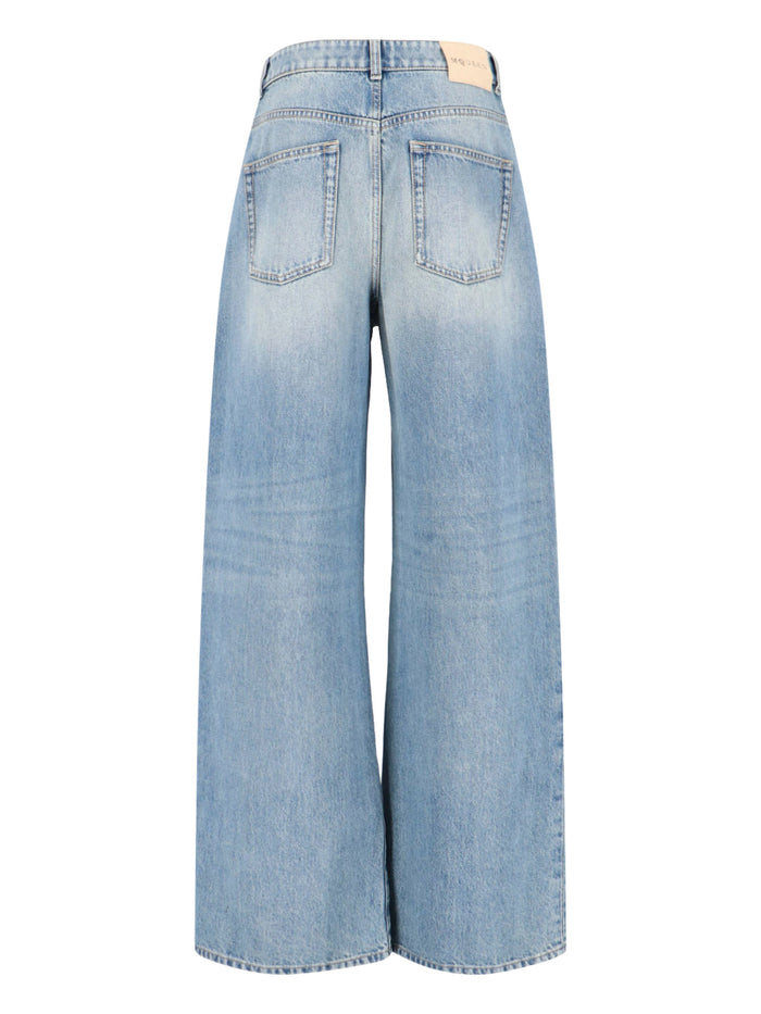 Alexander Mcqueen Jeans Blue Cotton