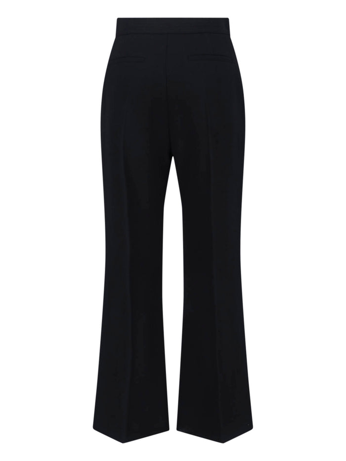 Valentino Trousers Black Virgin Wool