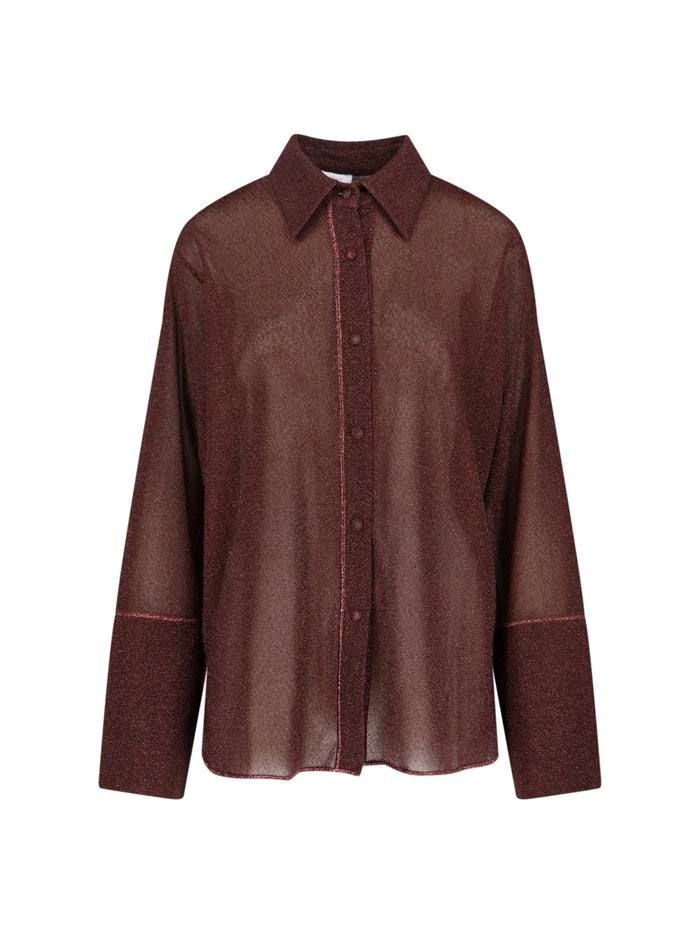 OSEREE Shirts Brown Polyamide