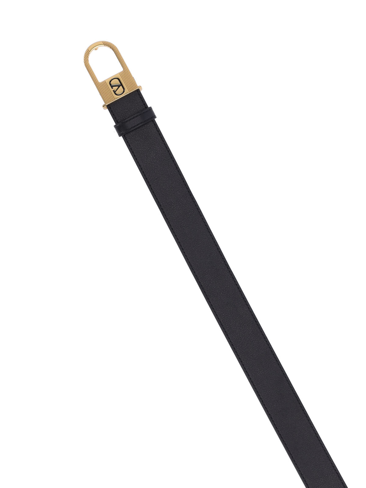 Valentino Garavani Belts Black Calf Leather