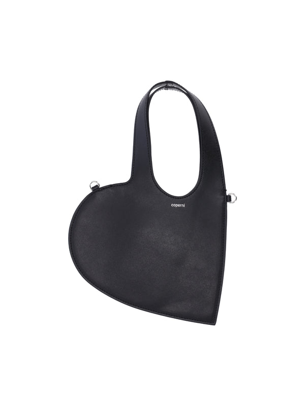 Coperni 100% calf leather shoulder bag in black