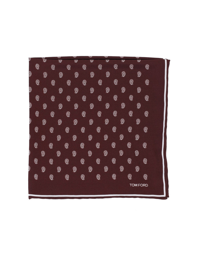 Tom Ford Scarfs Red Mulberry Silk