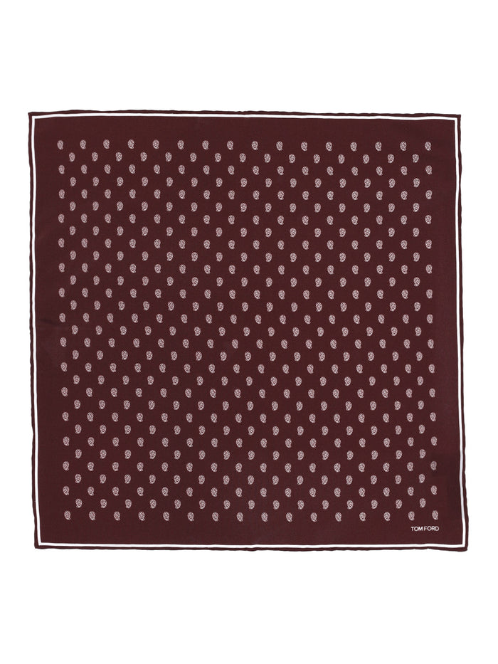 Tom Ford Scarfs Red Mulberry Silk