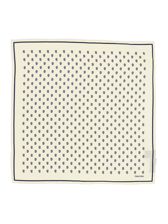 Tom Ford Scarfs White Mulberry Silk