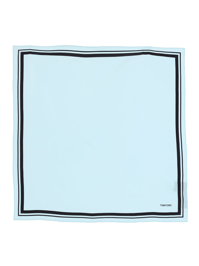 Tom Ford Scarfs Blue Mulberry Silk