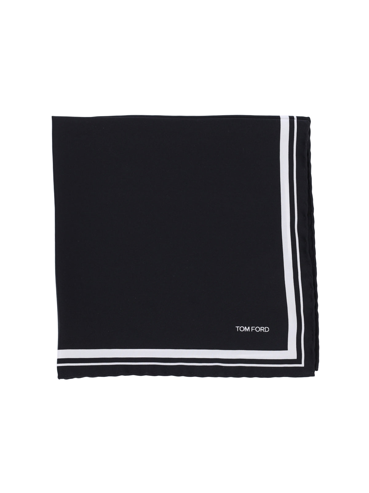 Tom Ford Scarfs Black Mulberry Silk