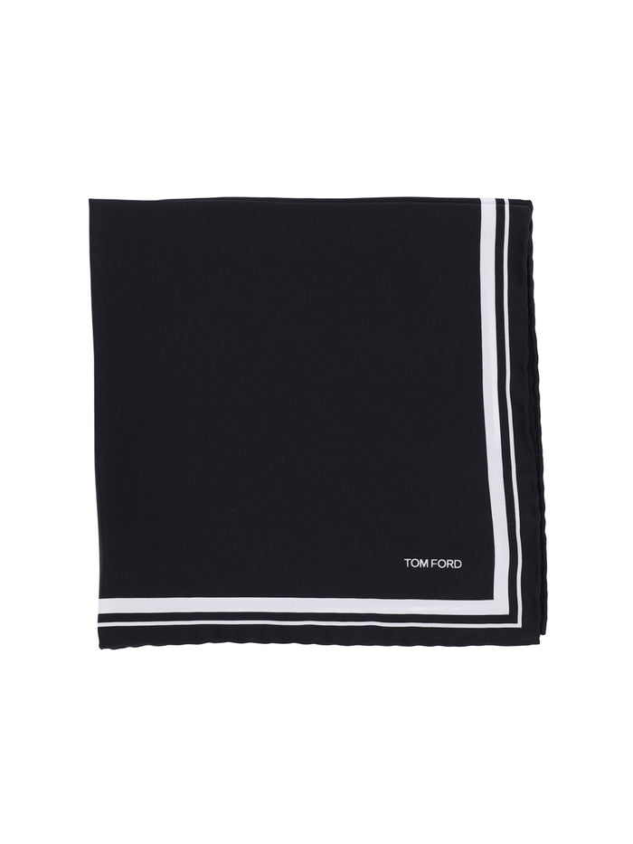 Tom Ford Scarfs Black Mulberry Silk