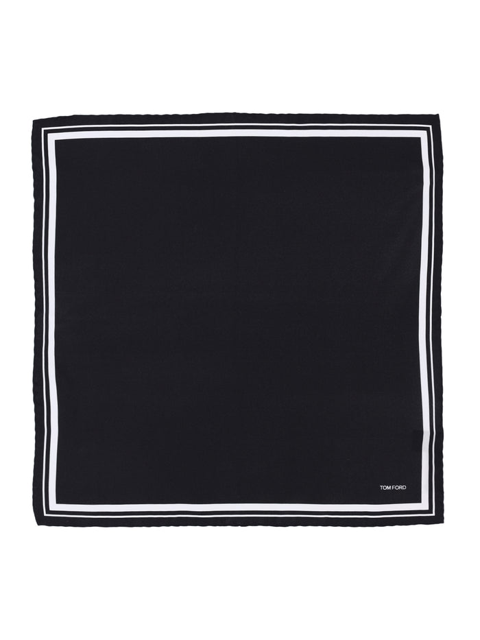 Tom Ford Scarfs Black Mulberry Silk