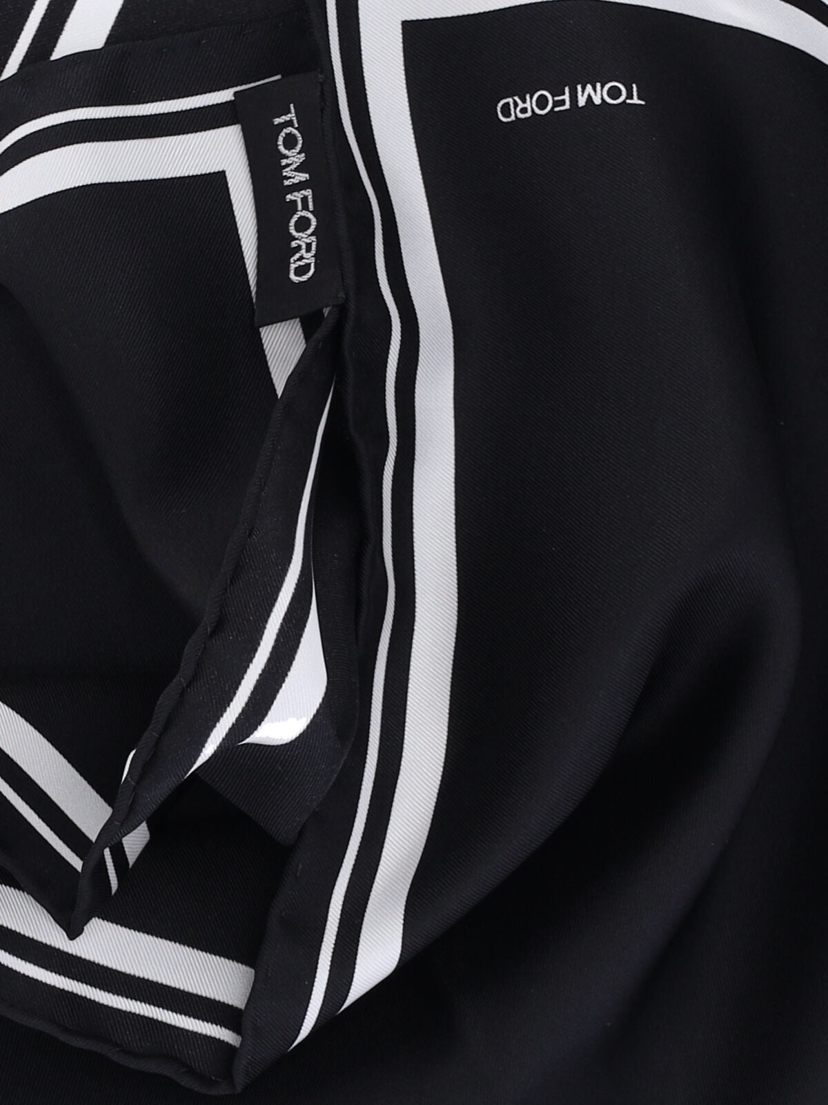 Tom Ford Scarfs Black Mulberry Silk