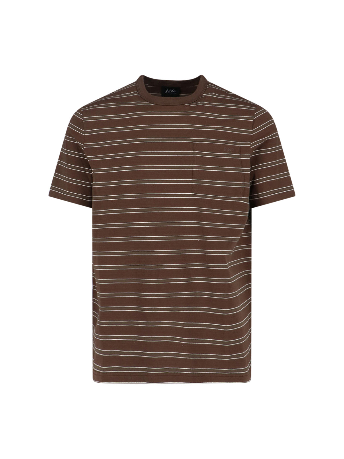 A.P.C. T-shirts and Polos Brown Organic Cotton