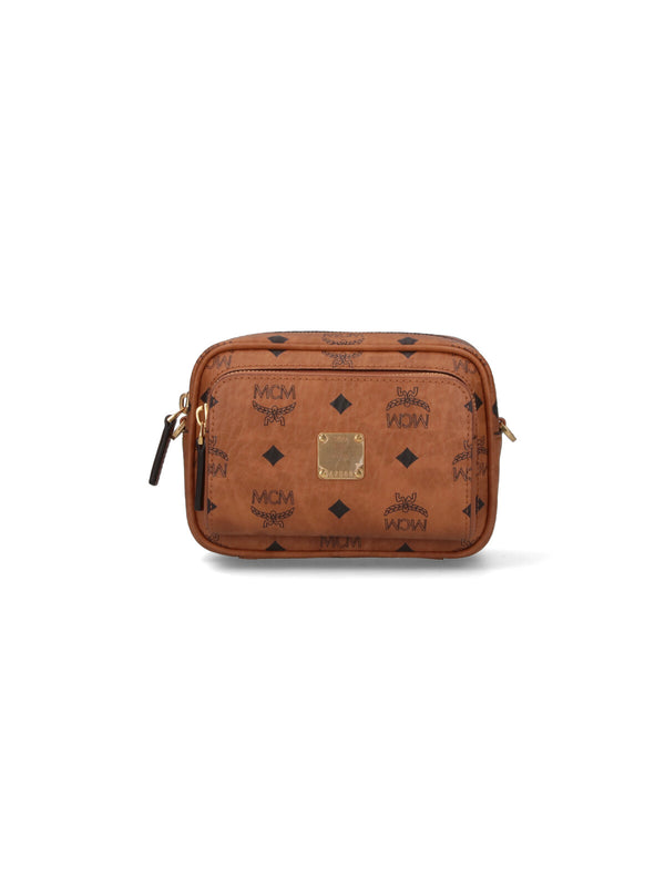 MCM 63% Polyurethane crossbody bag in brown