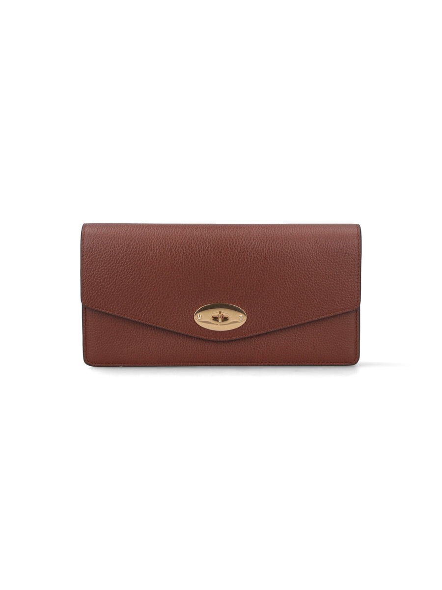 Mulberry 100% bovine leather wallet in brown