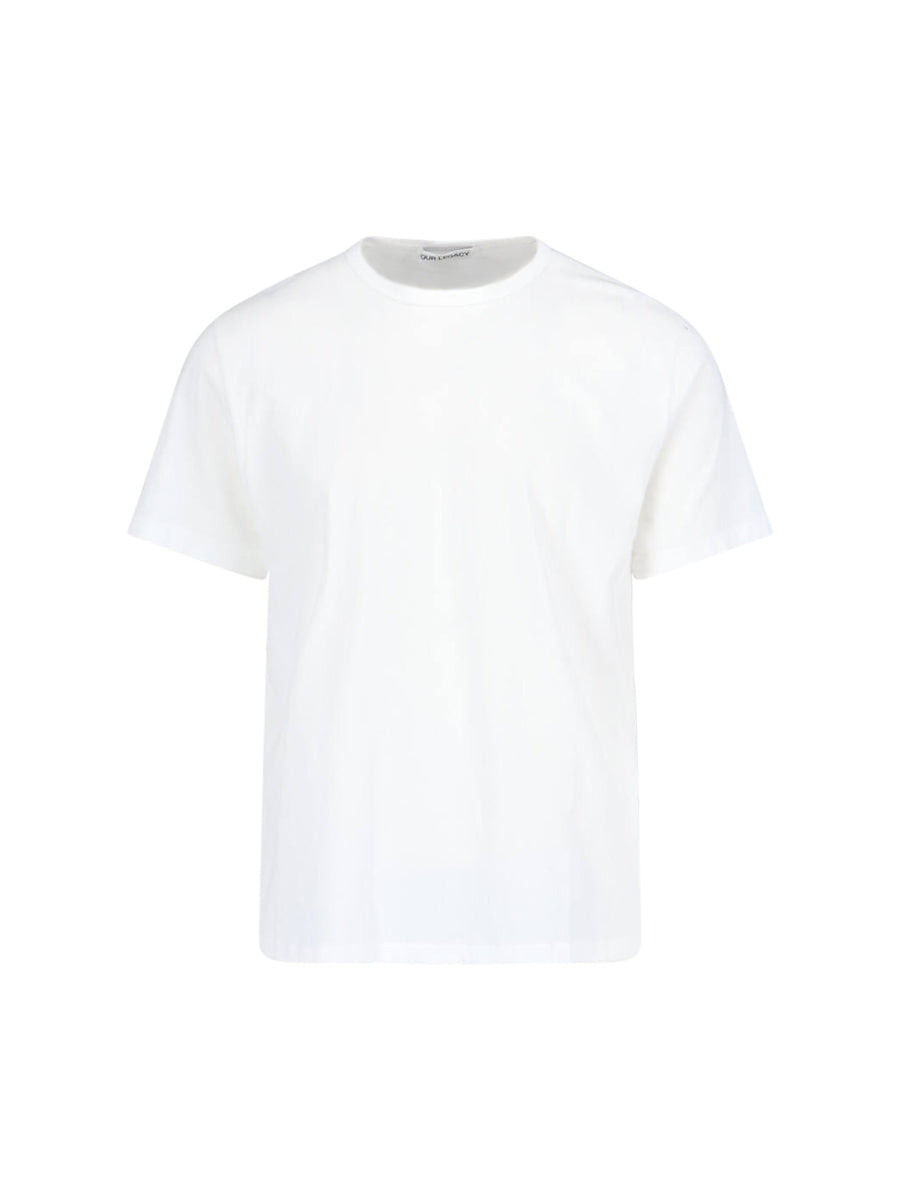 Our Legacy 100% Cotton t-shirt in white