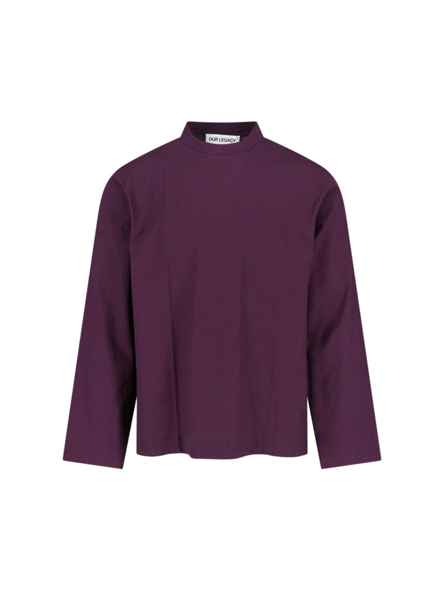 Our Legacy 100% Cotton long-sleeve t-shirt in purple