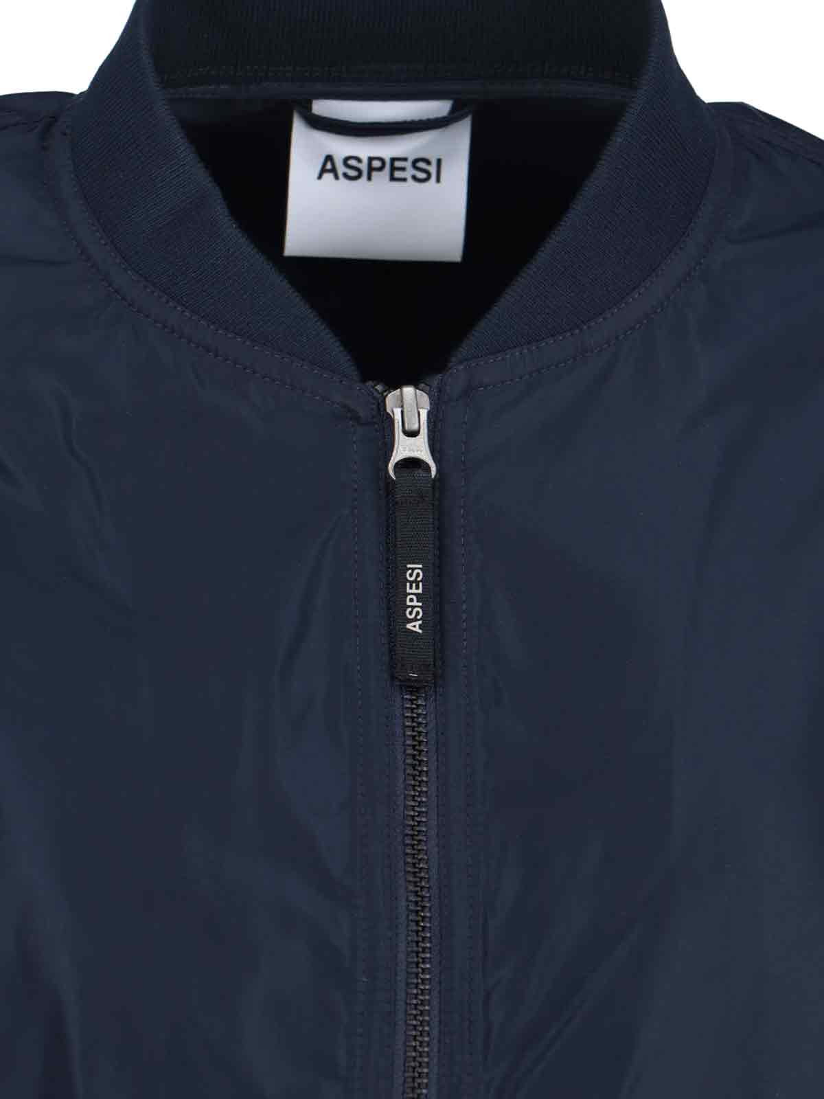 Aspesi Jackets Blue Polyester