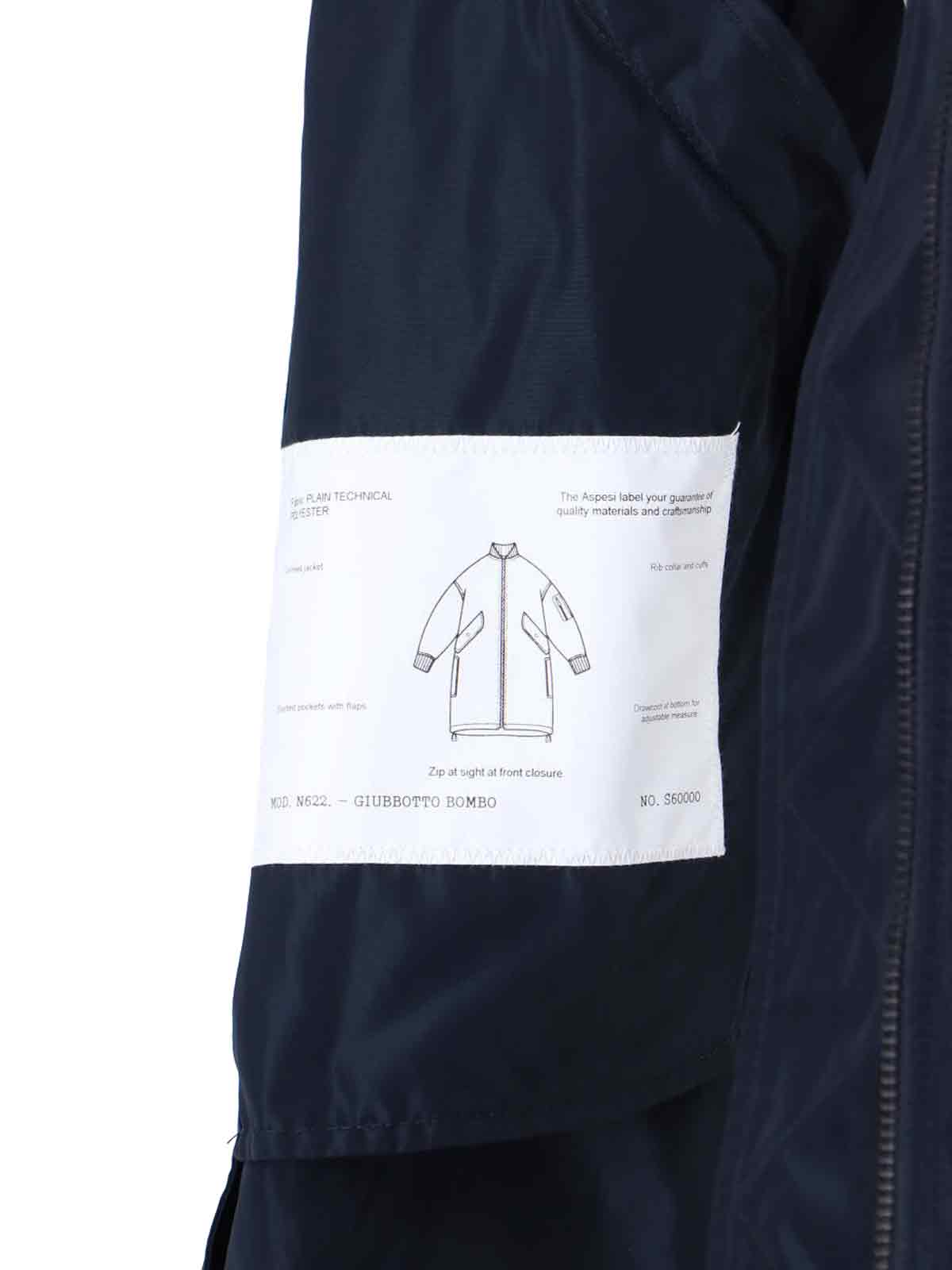 Aspesi Jackets Blue Polyester