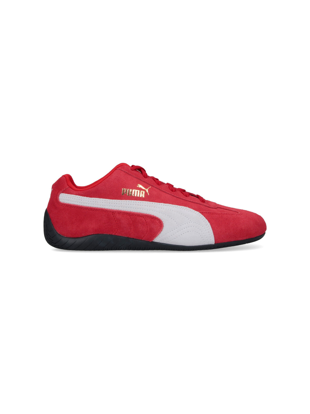 Puma Sneakers Red Upper: Leather