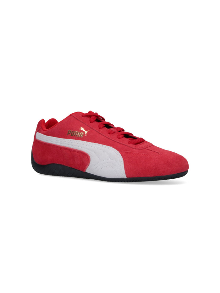 Puma Sneakers Red Upper: Leather