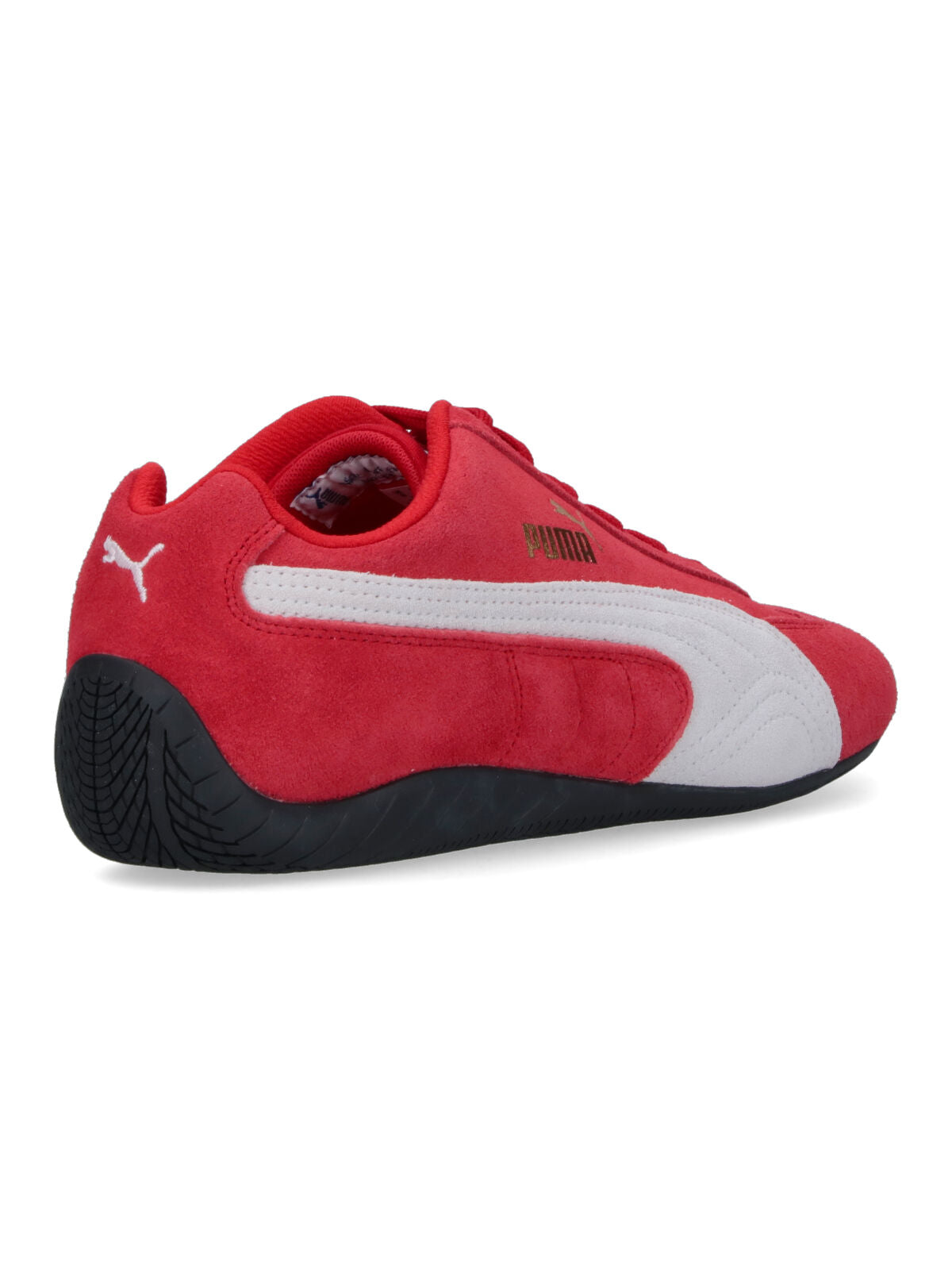 Puma Sneakers Red Upper: Leather