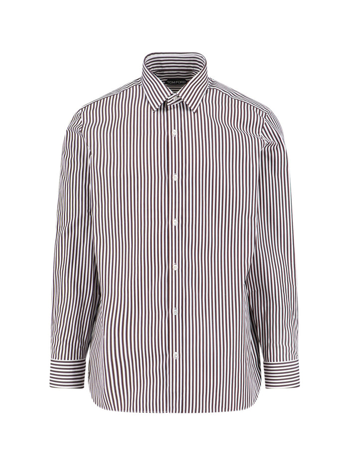 Tom Ford Shirts Brown Cotton