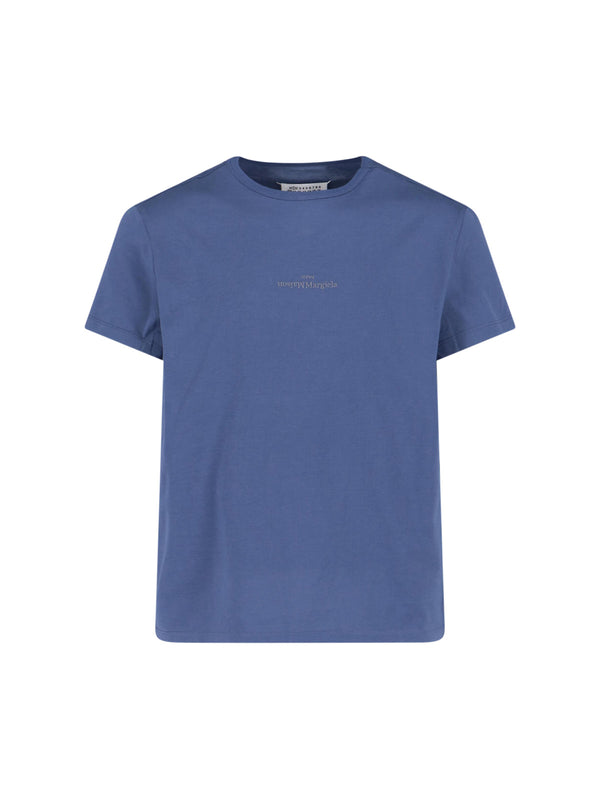 Maison Margiela 100% Cotton t-shirt in blue