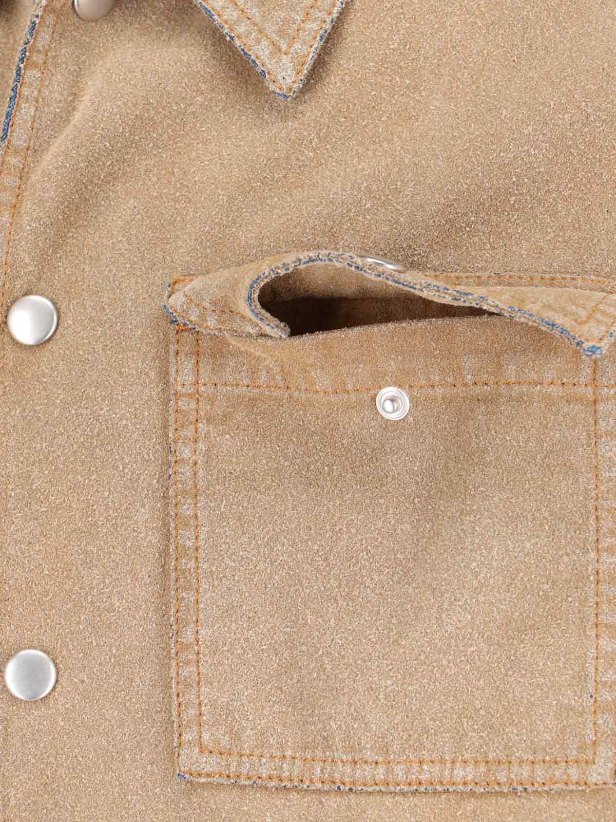 MM6 Maison Margiela Jackets Brown Cotton