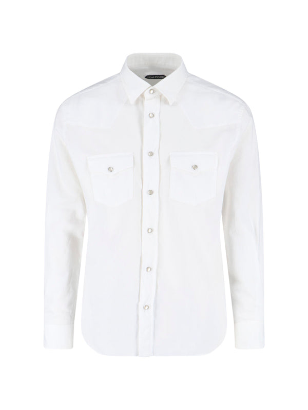 Tom Ford 100% Cotton shirt in white