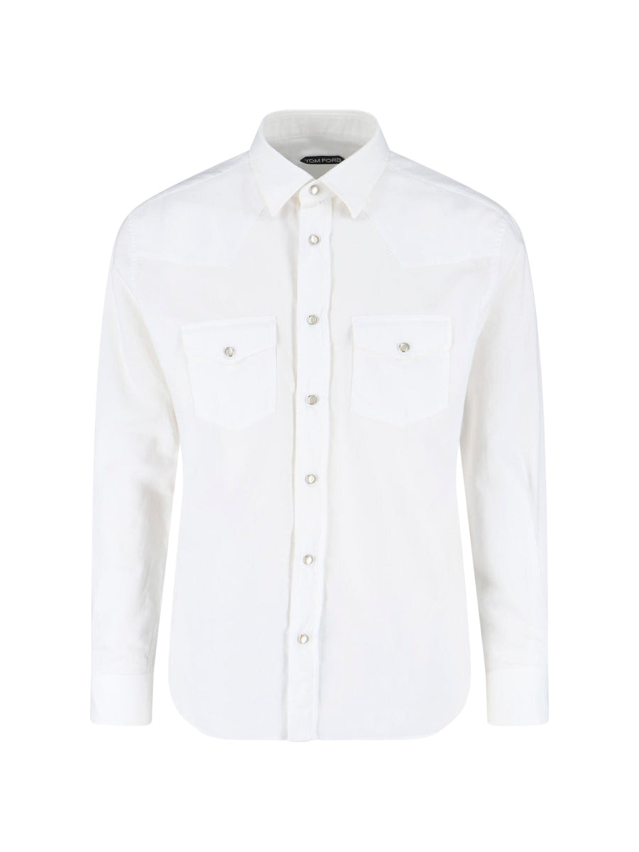 Tom Ford 100% Cotton shirt in white