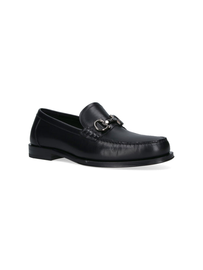 Ferragamo Flat shoes Black Upper: Calf Leather