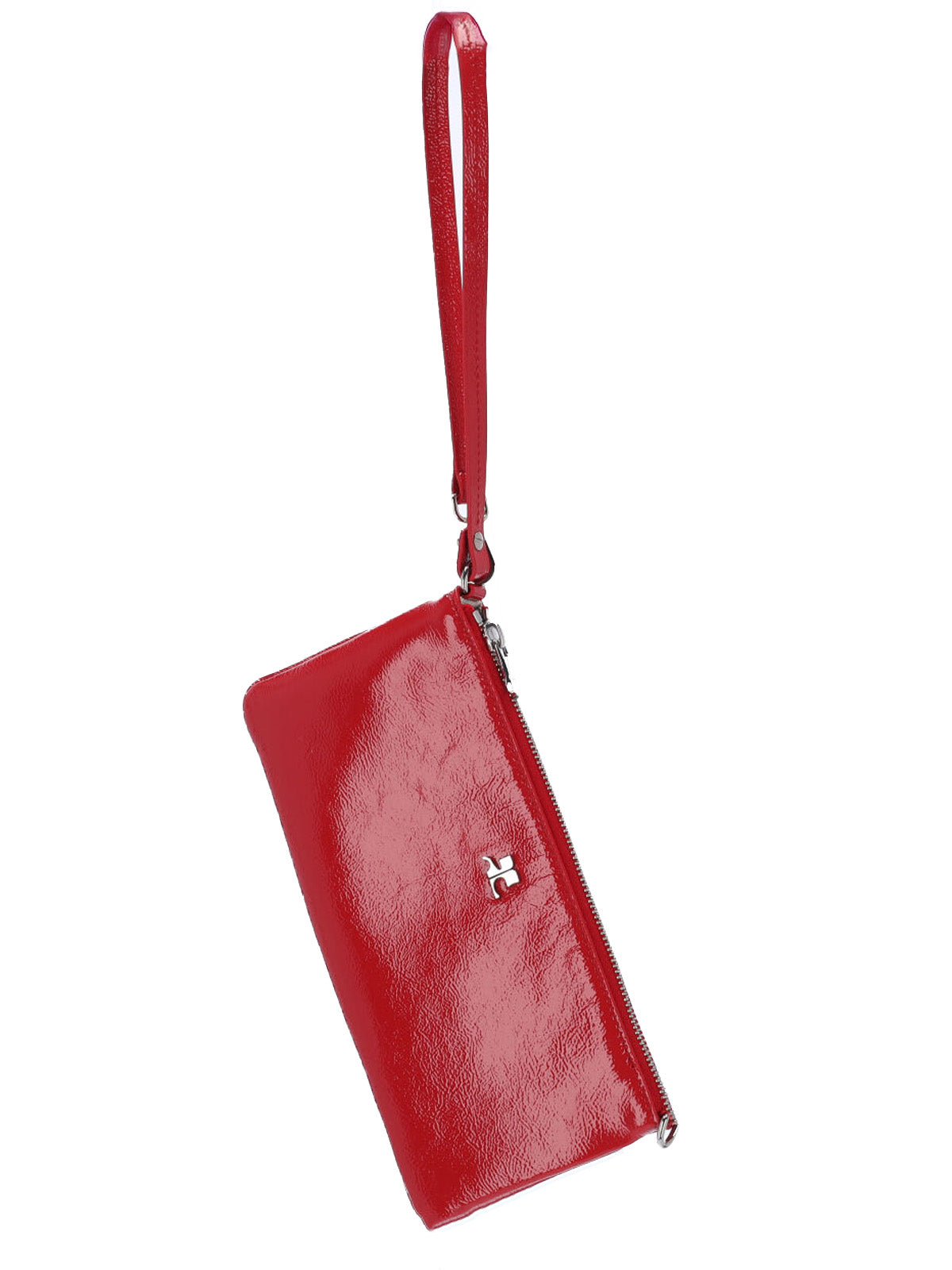 Courrèges Bags Red Varnished Cow Leather