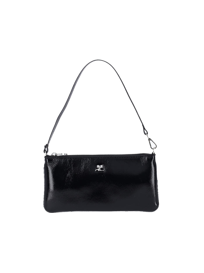 Courrèges Bags Black Varnished Cow Leather