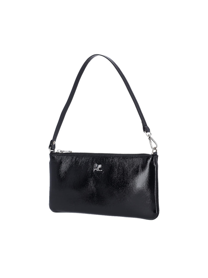 Courrèges Bags Black Varnished Cow Leather