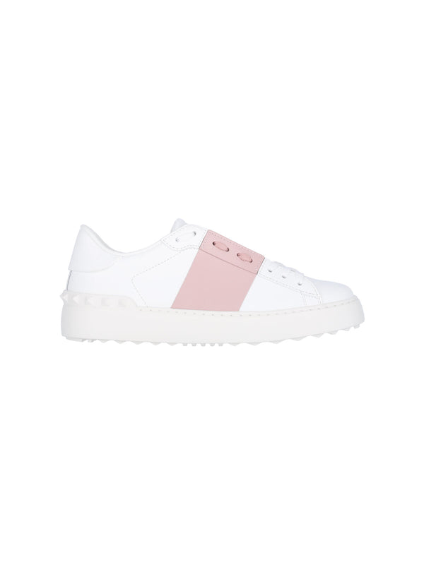 Valentino Garavani 100% calf leather sneaker in white