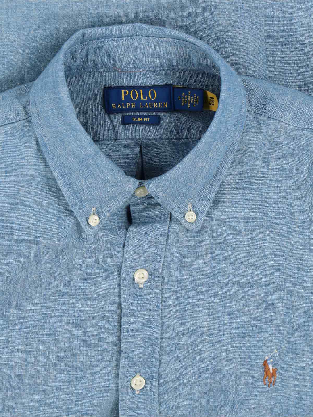 Polo Ralph Lauren Shirts Blue Cotton
