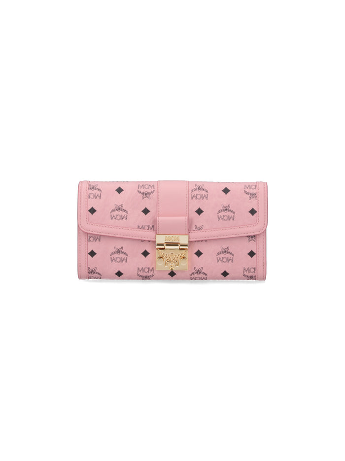 MCM Wallets Pink Polyurethane