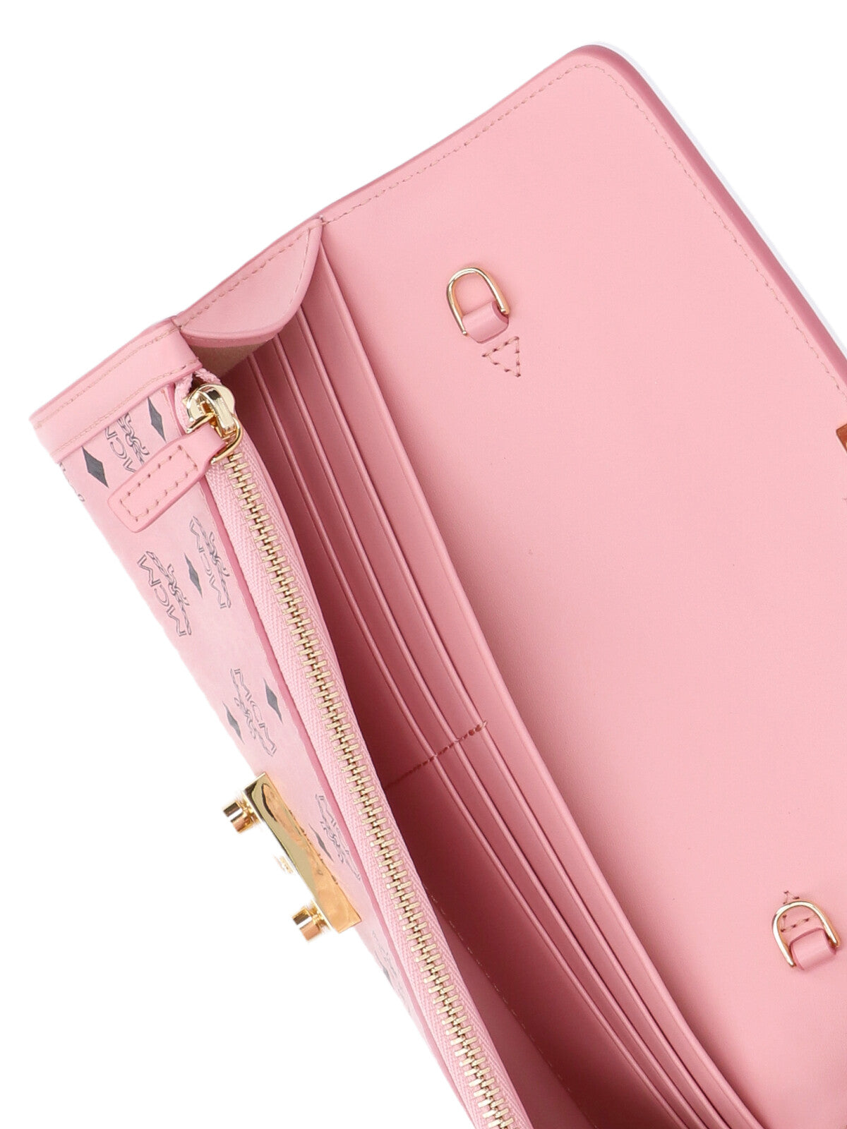 MCM Wallets Pink Polyurethane
