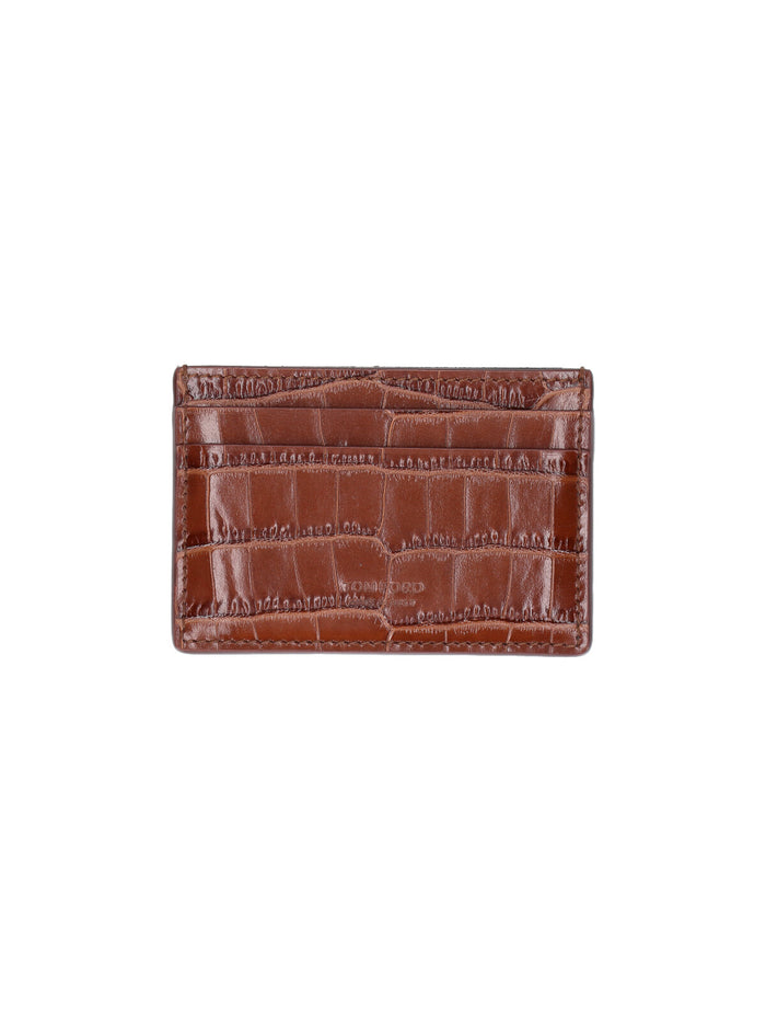 Tom Ford Wallets Brown Upper: Calf Leather