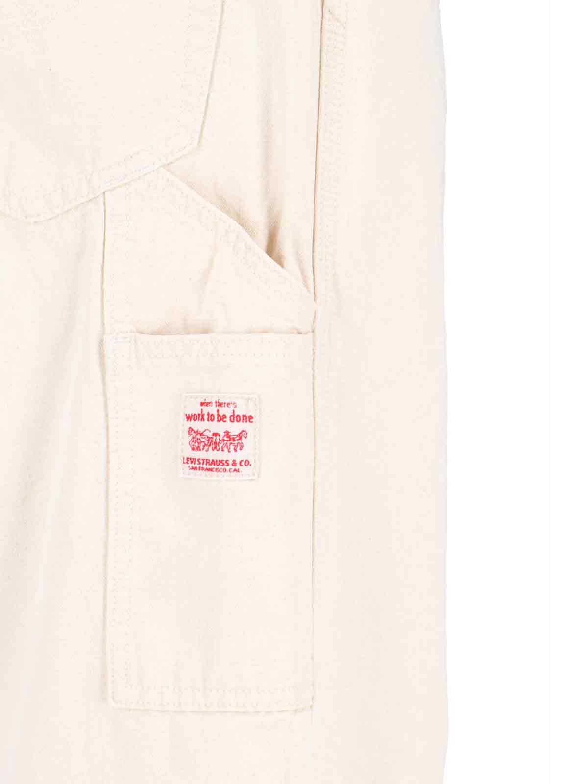 LEVIS STRAUSS Jeans White Cotton